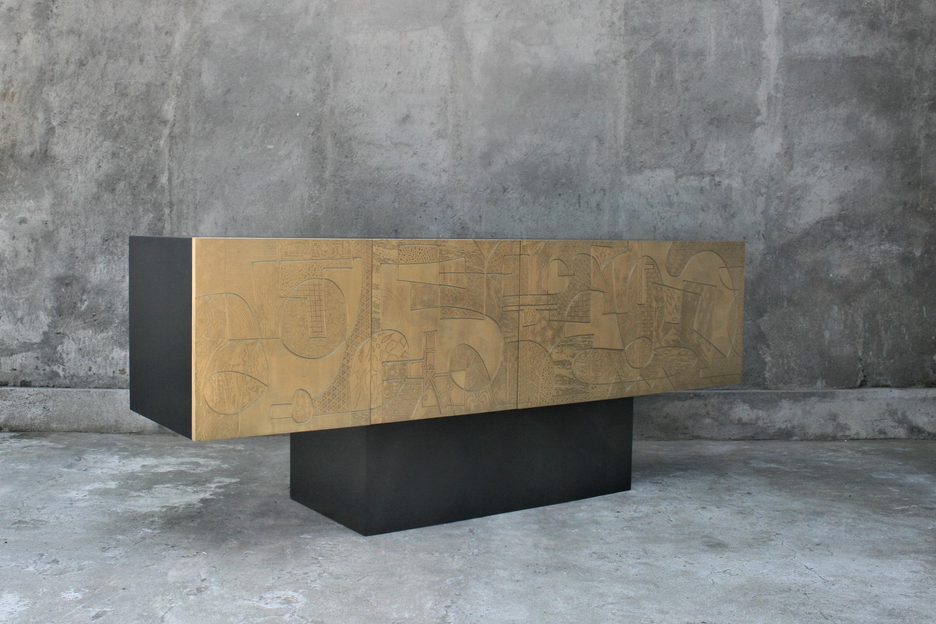 Brutalist Art Sideboard 