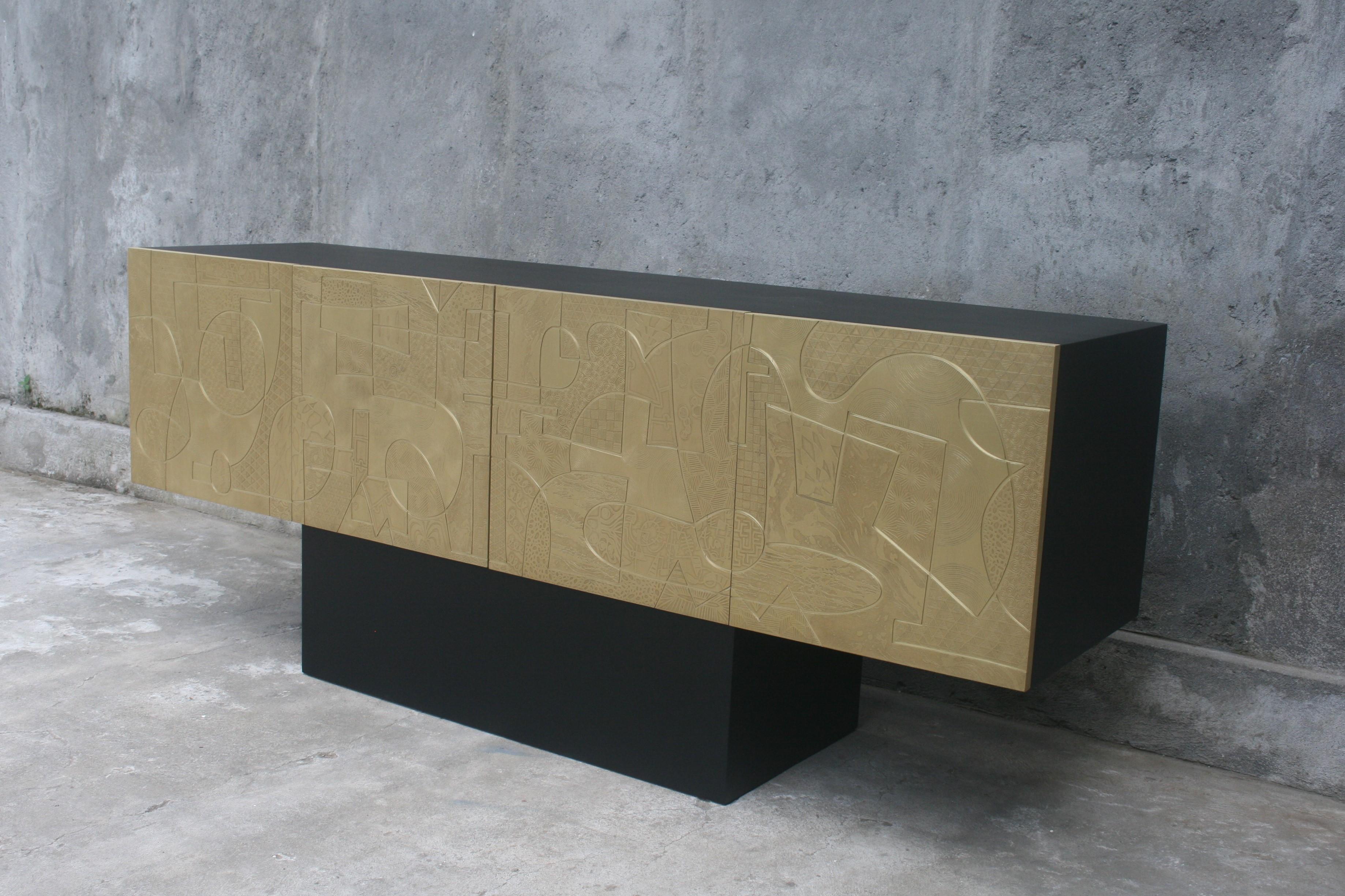 Belgian Art Sideboard 