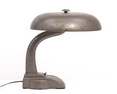 Art Specialty Co Flexo Banker Desk Lamp Flying Saucer Shade Fluorescent Dazor