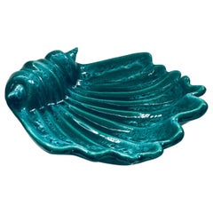 Art Studio Keramikschale mit Muschelmotiv, F.P.P.P. Vallauris, Frankreich 1960er Jahre