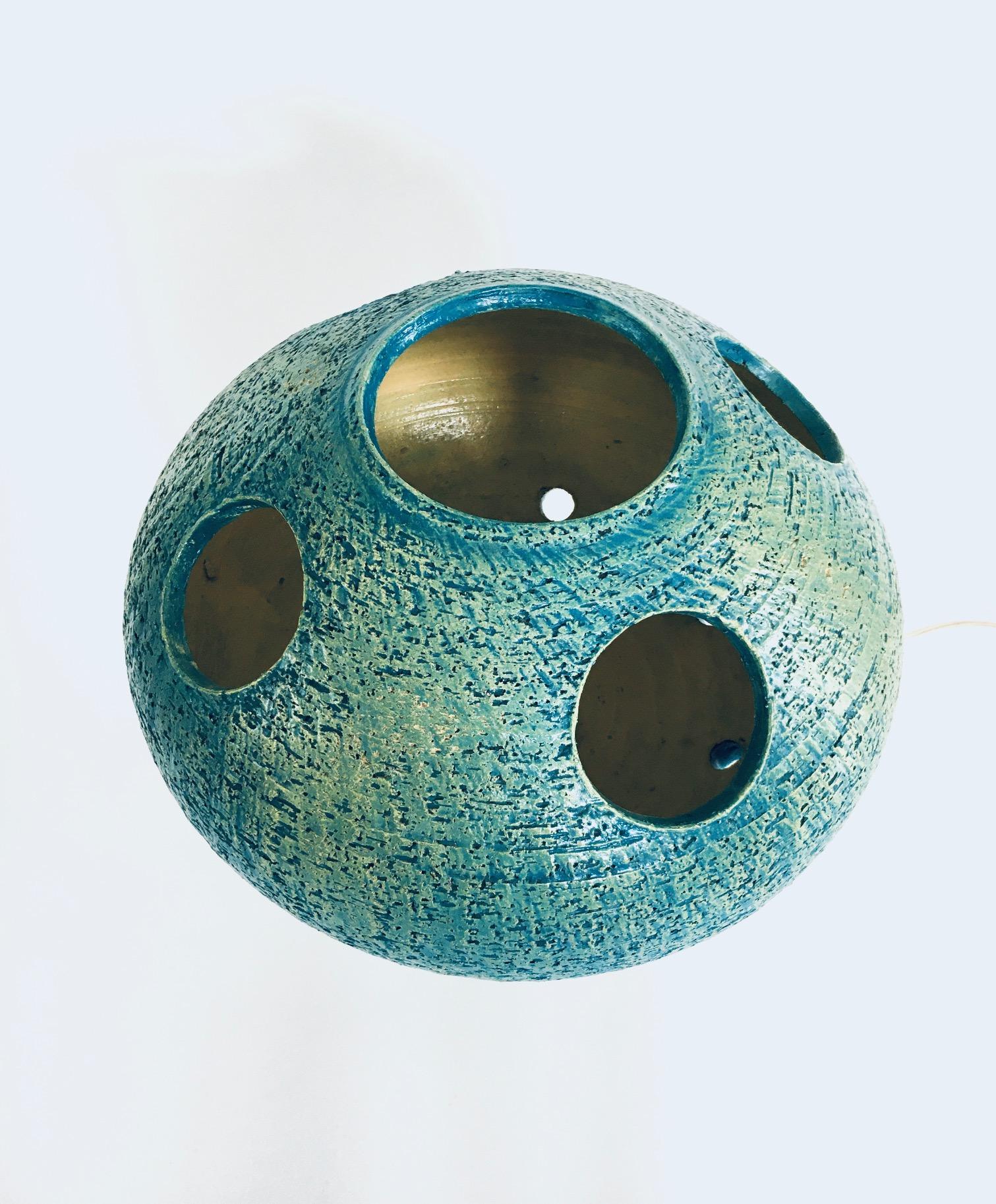 Lampe de table champignon en céramique Art Studio Pottery, Pays-Bas, années 1960 en vente 5