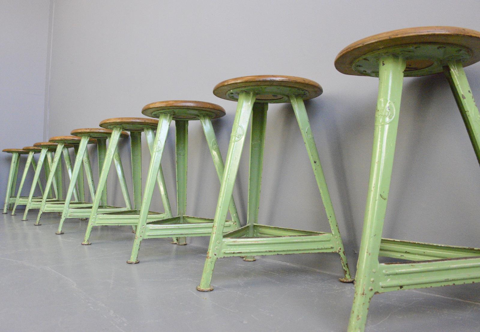 Art Studio Stools by Rowac, Circa 1930s 3