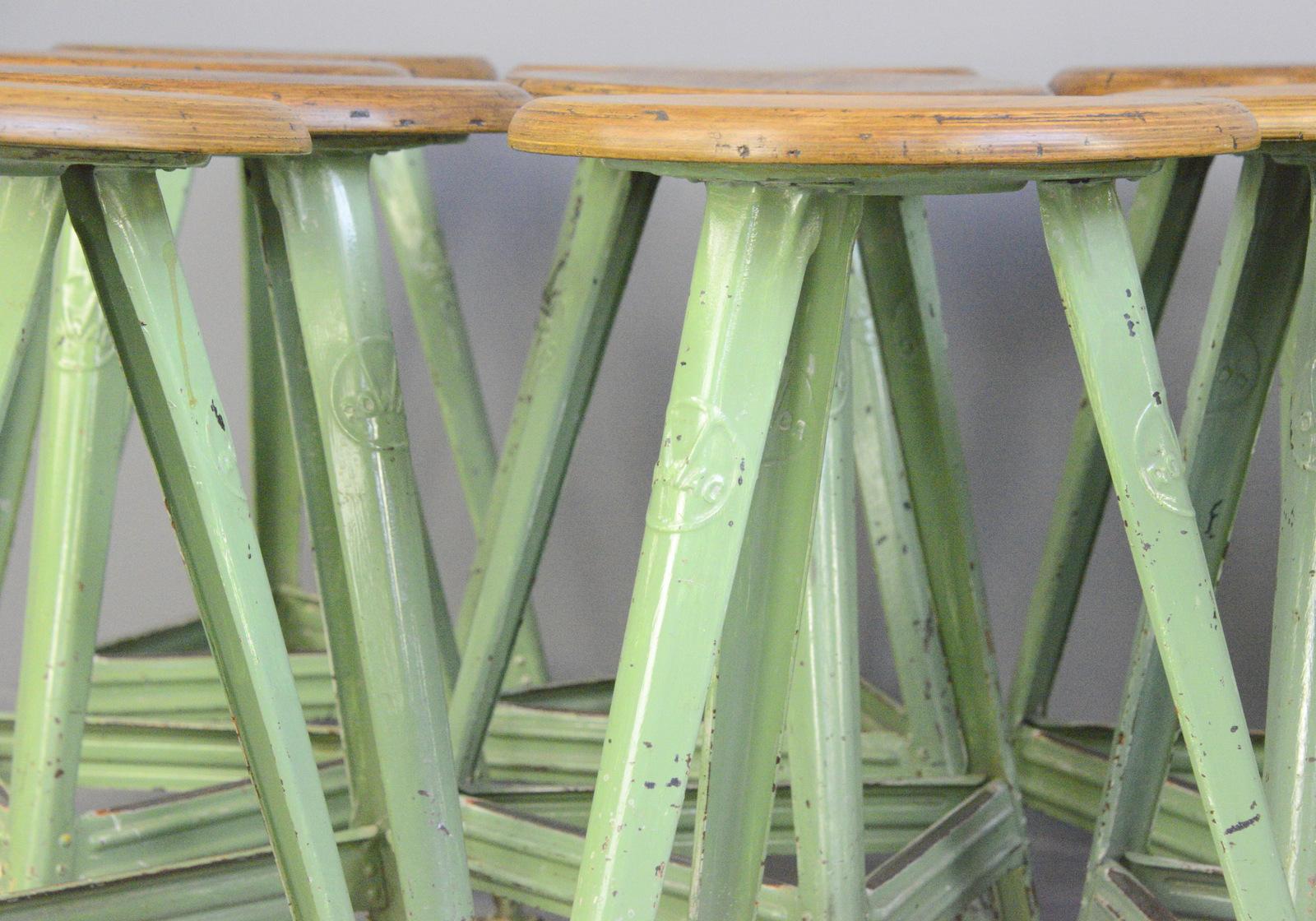 German Art Studio Stools by Rowac, Circa 1930s