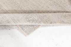 Art-Style Chevron Bands Gray Handmade Carpet "Meridian" by Doris Leslie Blau