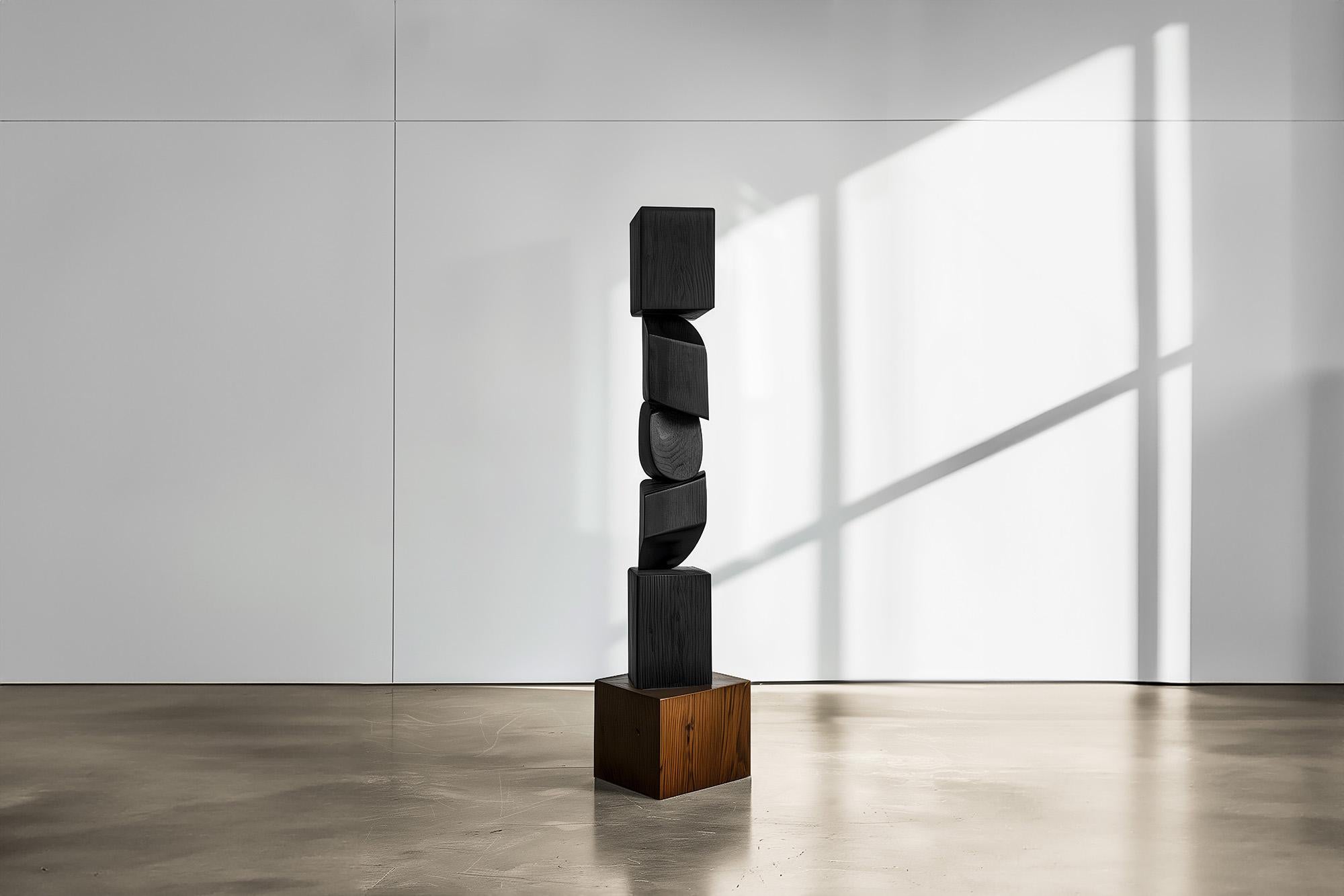 Art Table Unseen Force #48: Solid Oak by Joel Escalona, Elegance Defined
———
This monolithic sculpture, designed by the talented Artist Joel Escalona, is a towering example of beauty in craftsmanship. Hand and digital machine made; the standing