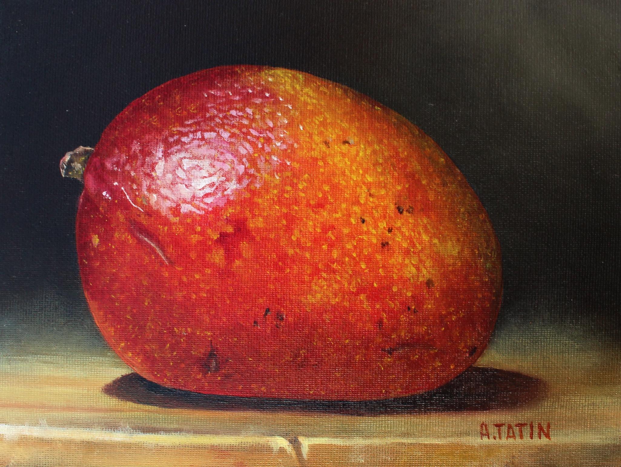 Art Tatin Still-Life Painting - A Mango, Oil Painting