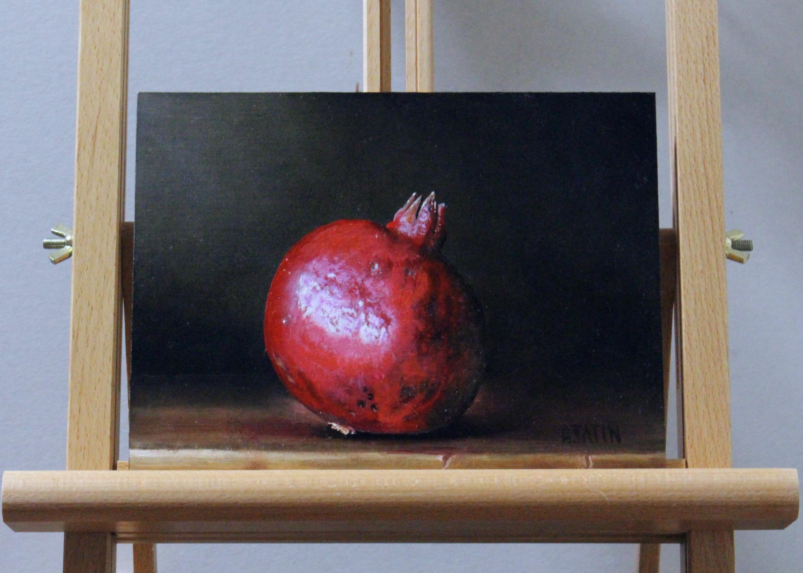 Ein Granatapfel, Ölgemälde (Zeitgenössisch), Painting, von Art Tatin