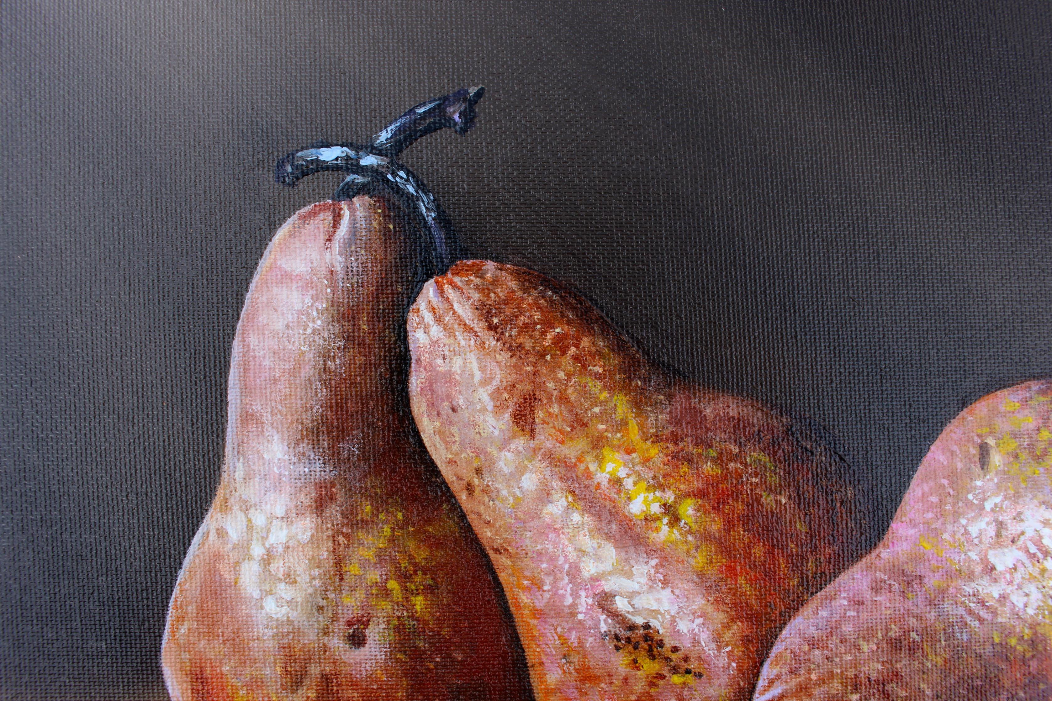 Brown Pears, Oil Painting For Sale 2