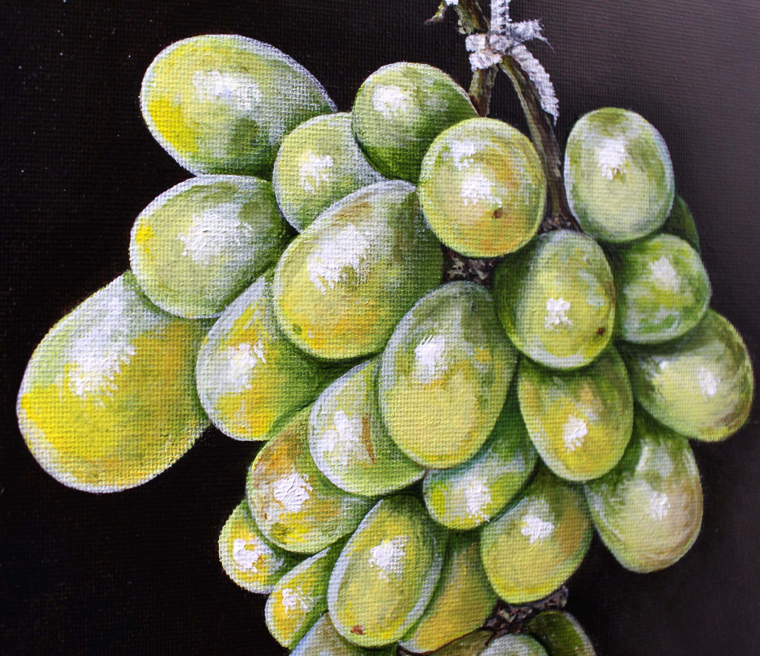 Green Grapes, Oil Painting For Sale 1