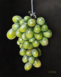 Uvas verdes, Pintura al óleo