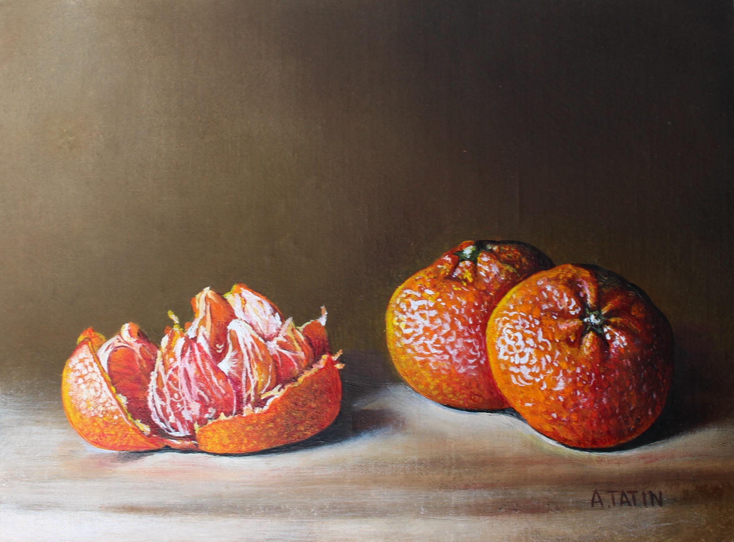 Art Tatin Still-Life Painting - Mandarines, Oil Painting