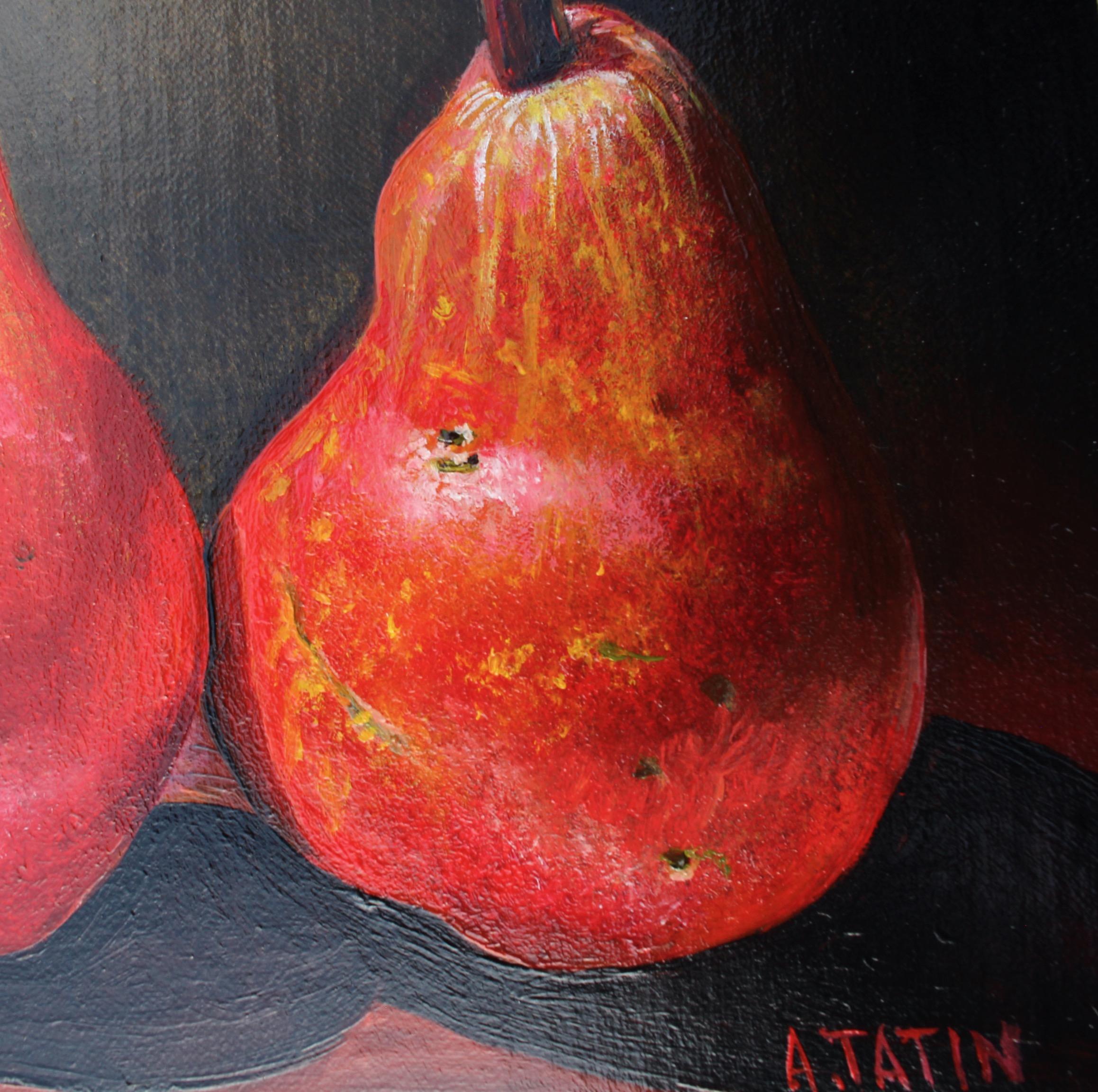 Red Pears, Oil Painting For Sale 1