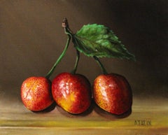 Sister Cherries, Oil Painting