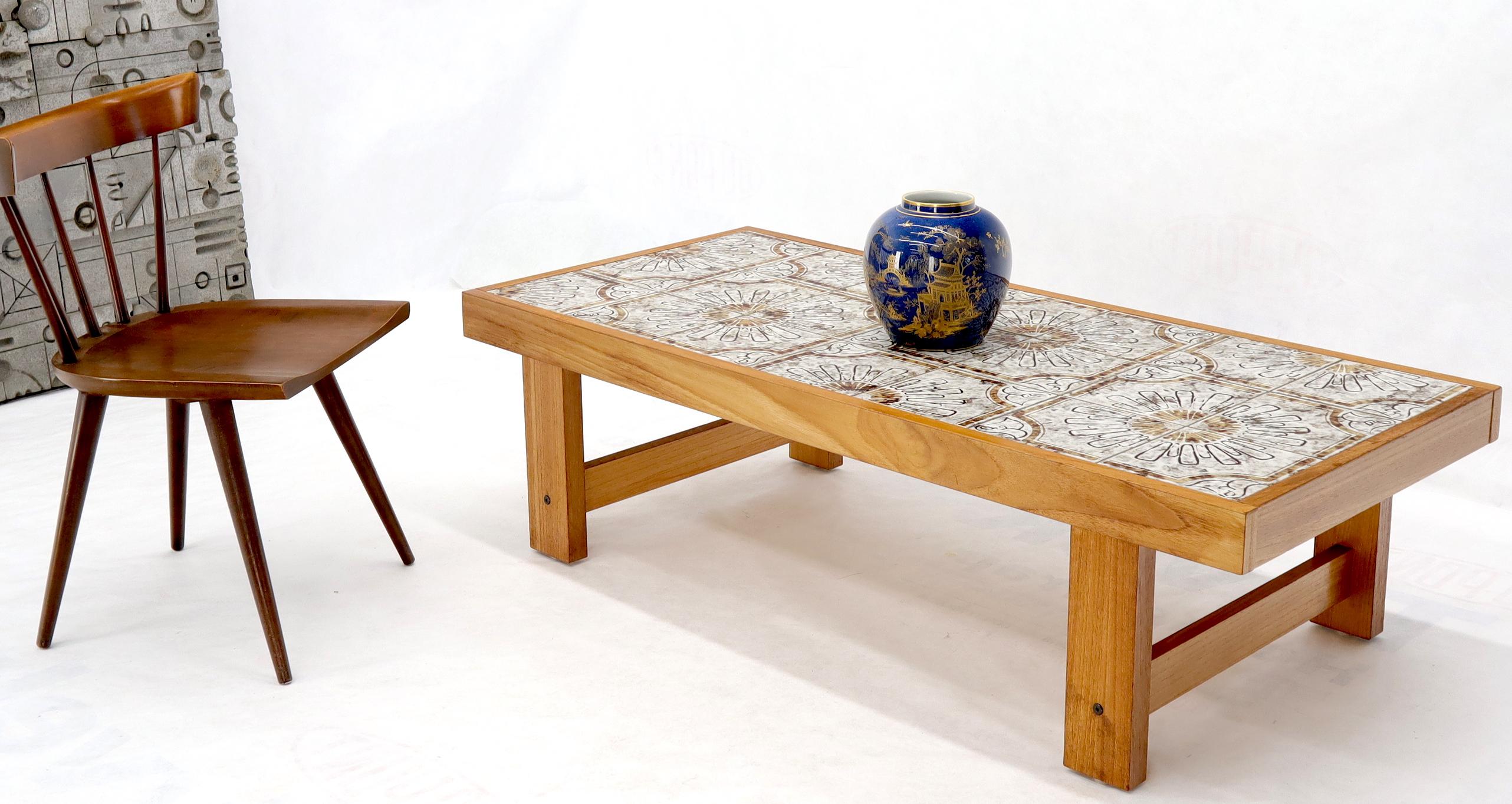 Rectangular midcentury Danish modern coffee table.