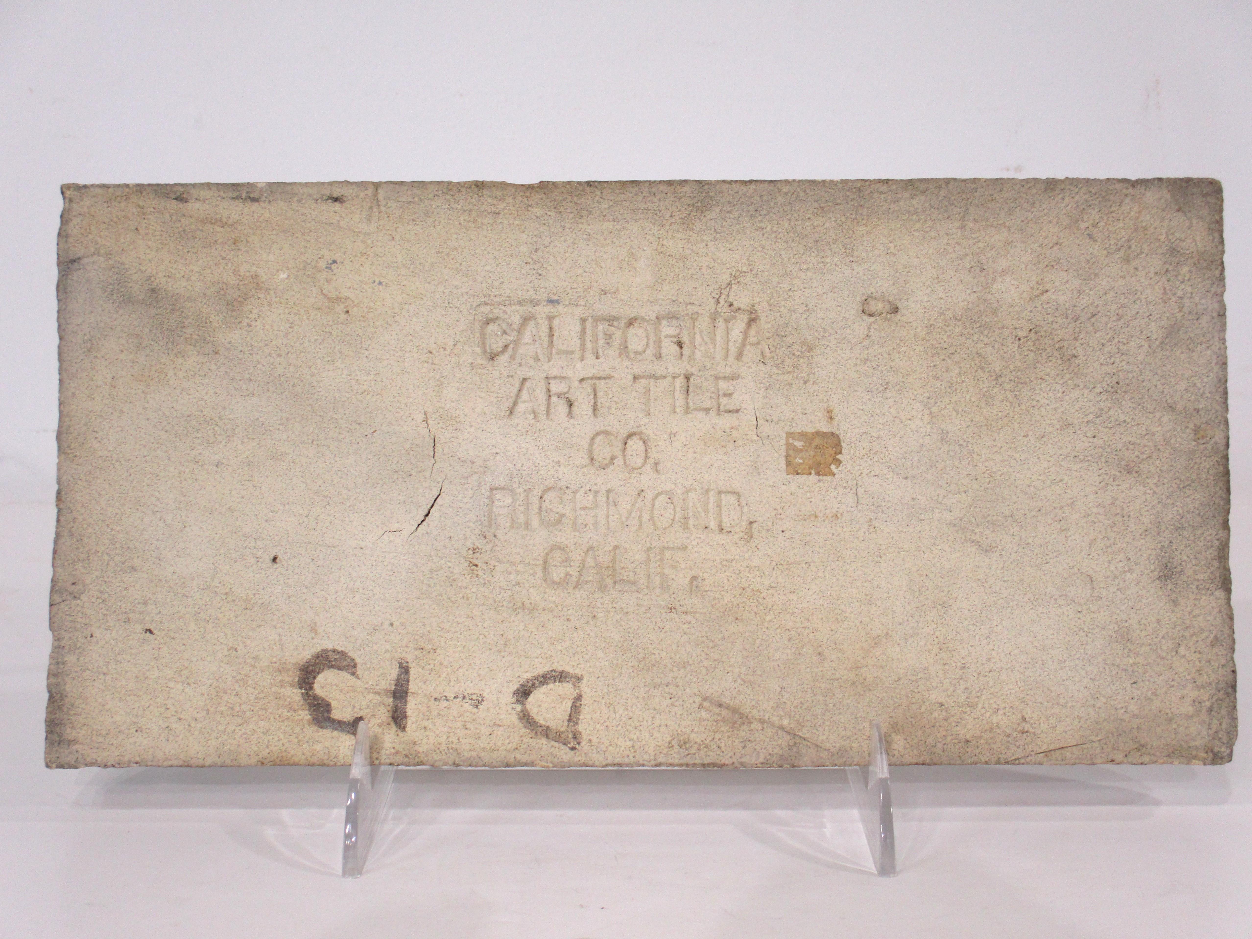 California Art Tile Company Tile California Pottery & Arts and Crafts For Sale 6