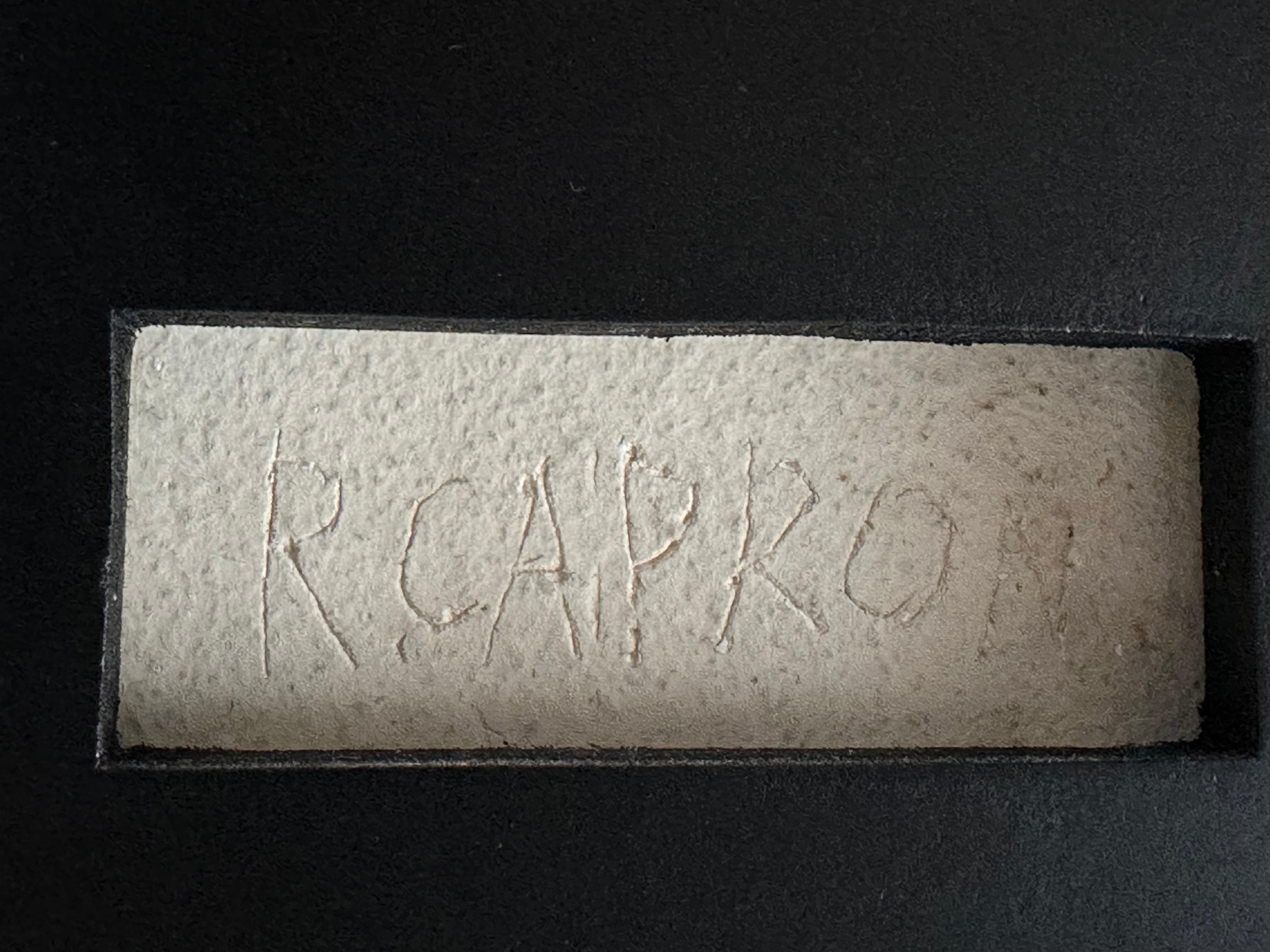 Miniature de carreau d'art, Roger Capron, Vallauris c. 1980 en vente 3