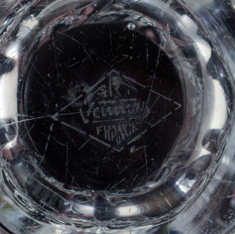 Cristallo Art Vannes, Francia. Vaso in vetro artistico in cristallo. Art Déco. in vendita