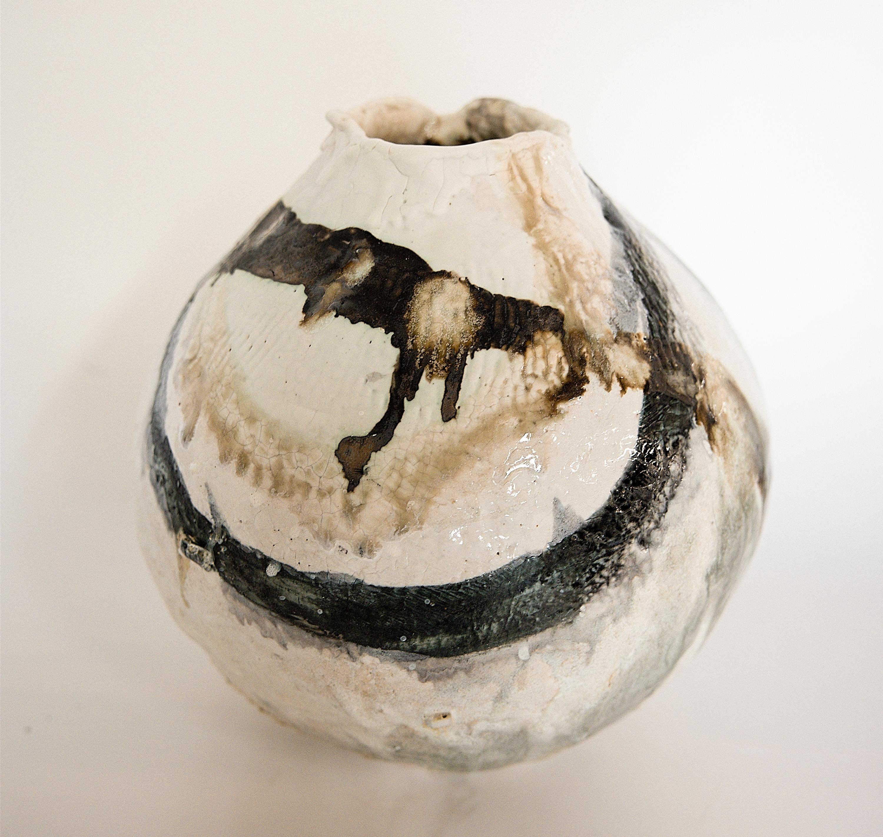 Contemporary Art Vase Moon II