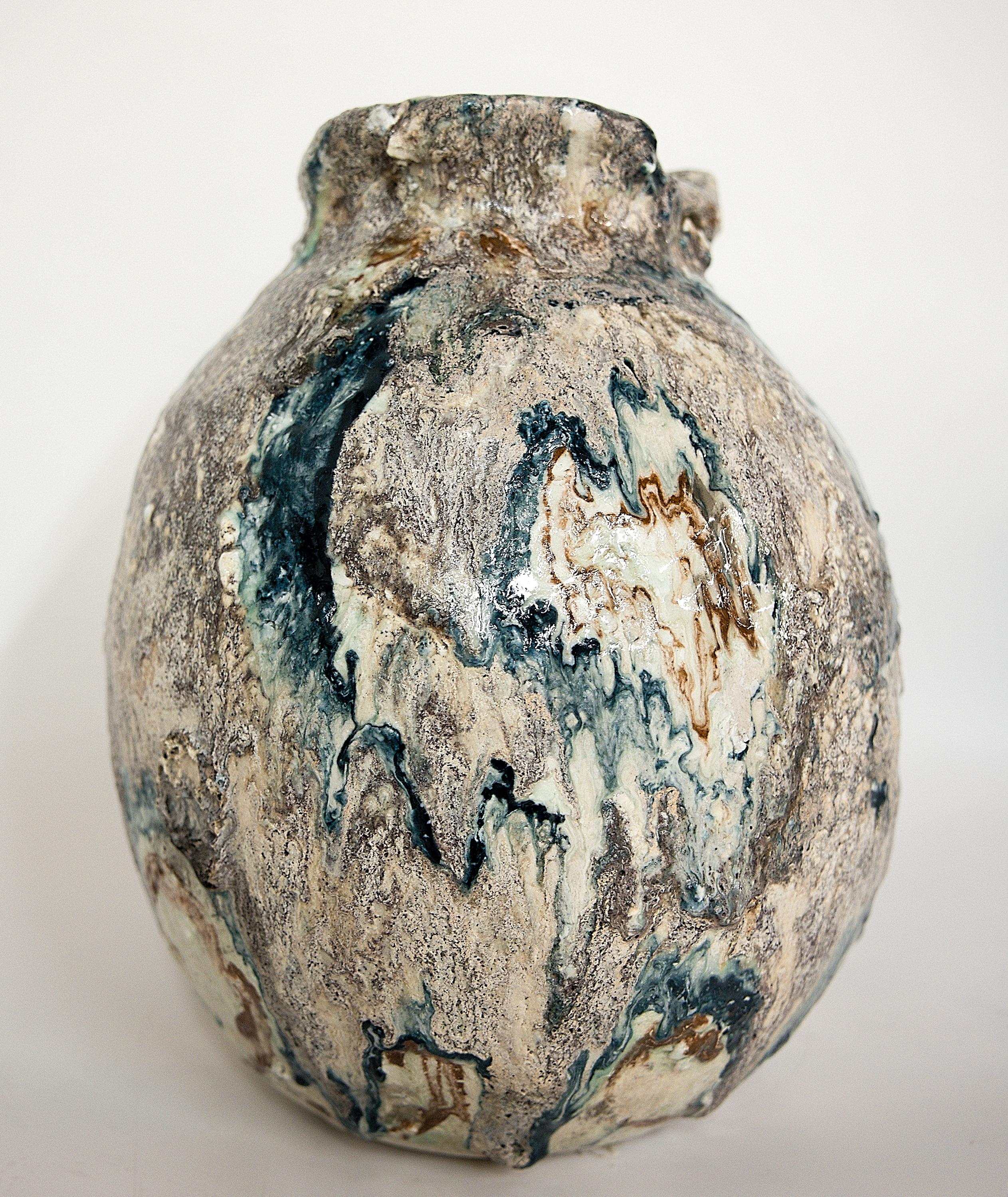 Stoneware Art Vase X
