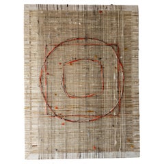 Arte Colgante de pared - Alfombra de pared de lana - Minimalista geométrico