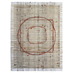 Art Wall hanging - Woolen Wall carpet - Geometric Minimalist