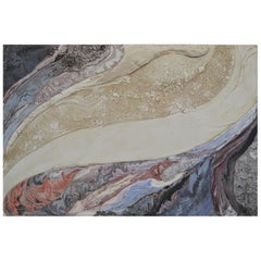 Art Wall Panel Scagliola Relief Decor Handmade in Italy by Cupioli available