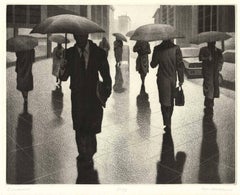 Cloudburst (Un esercito di ombrelli marcia lungo la Fifth Avenue a New York)