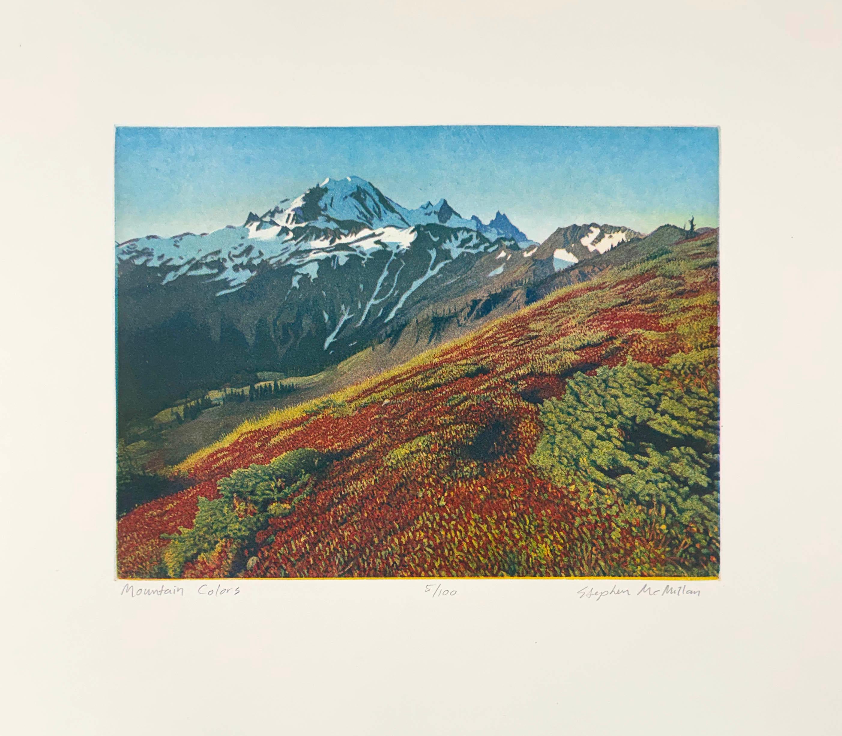 Mountain Colors, by Stephen McMillan - Print by Art Werger