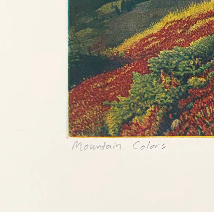 Mountain Colors, by Stephen McMillan - Contemporary Print by Art Werger
