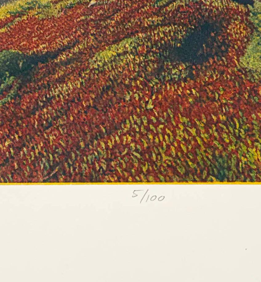 Mountain Colors, by Stephen McMillan - Gray Landscape Print by Art Werger