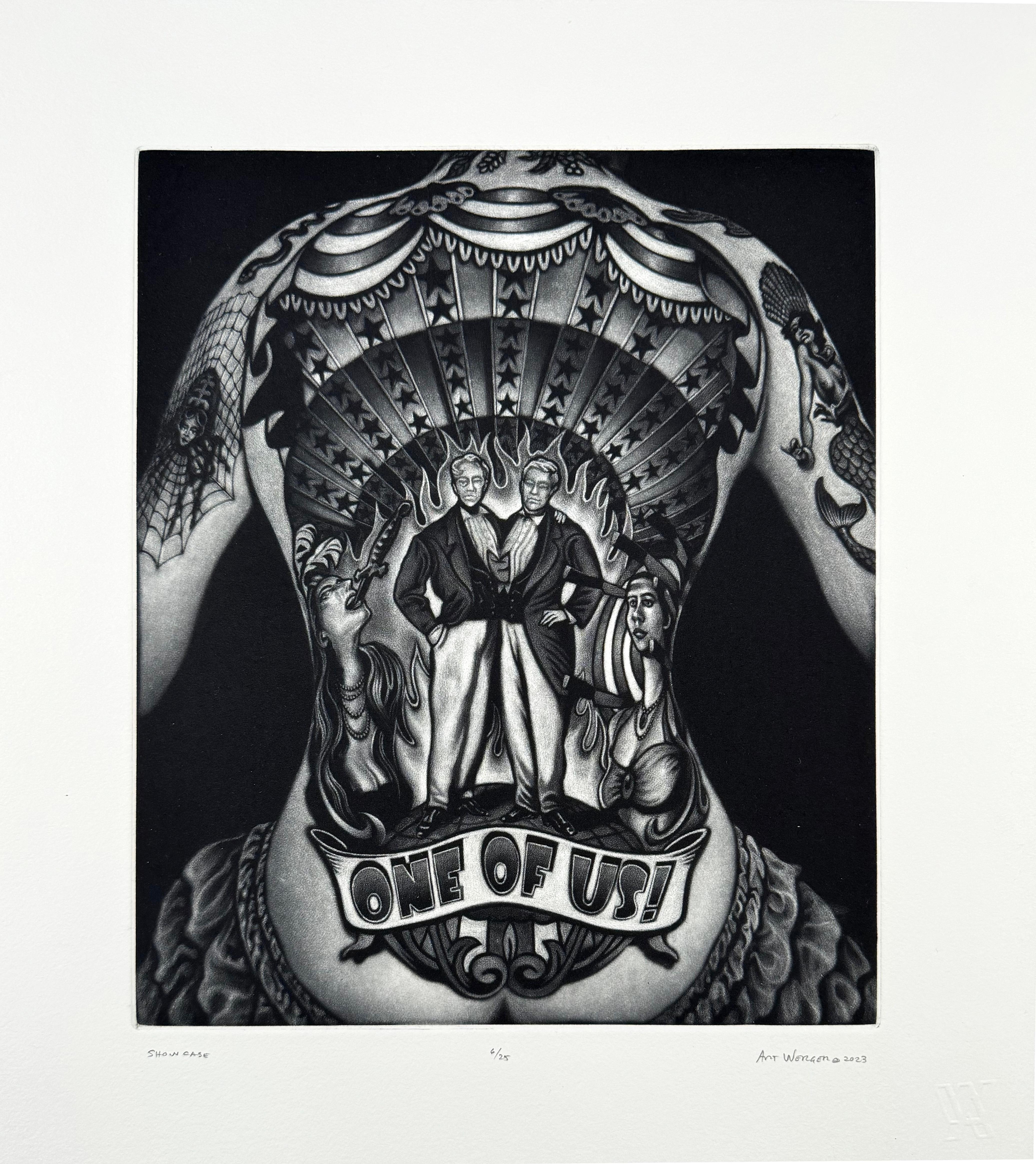 Showcase (black and white), by Art Werger For Sale 1