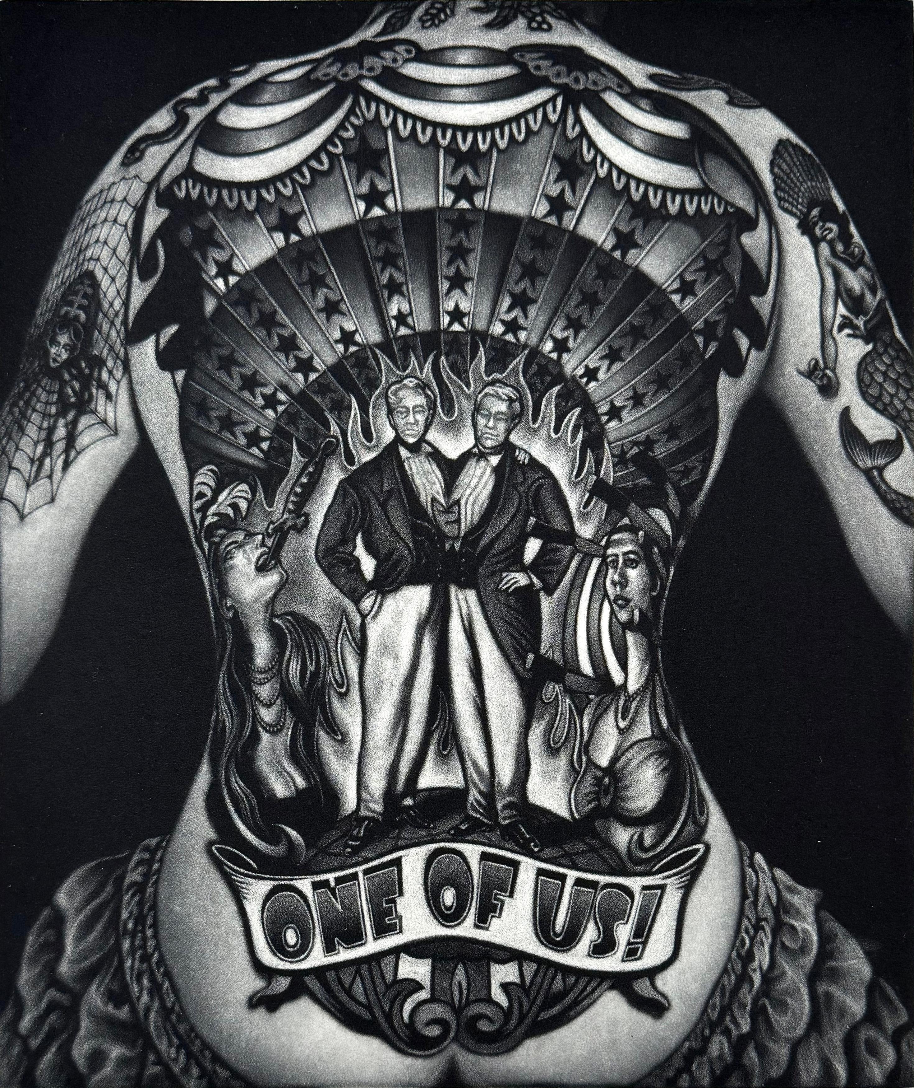 Showcase (black and white), by Art Werger