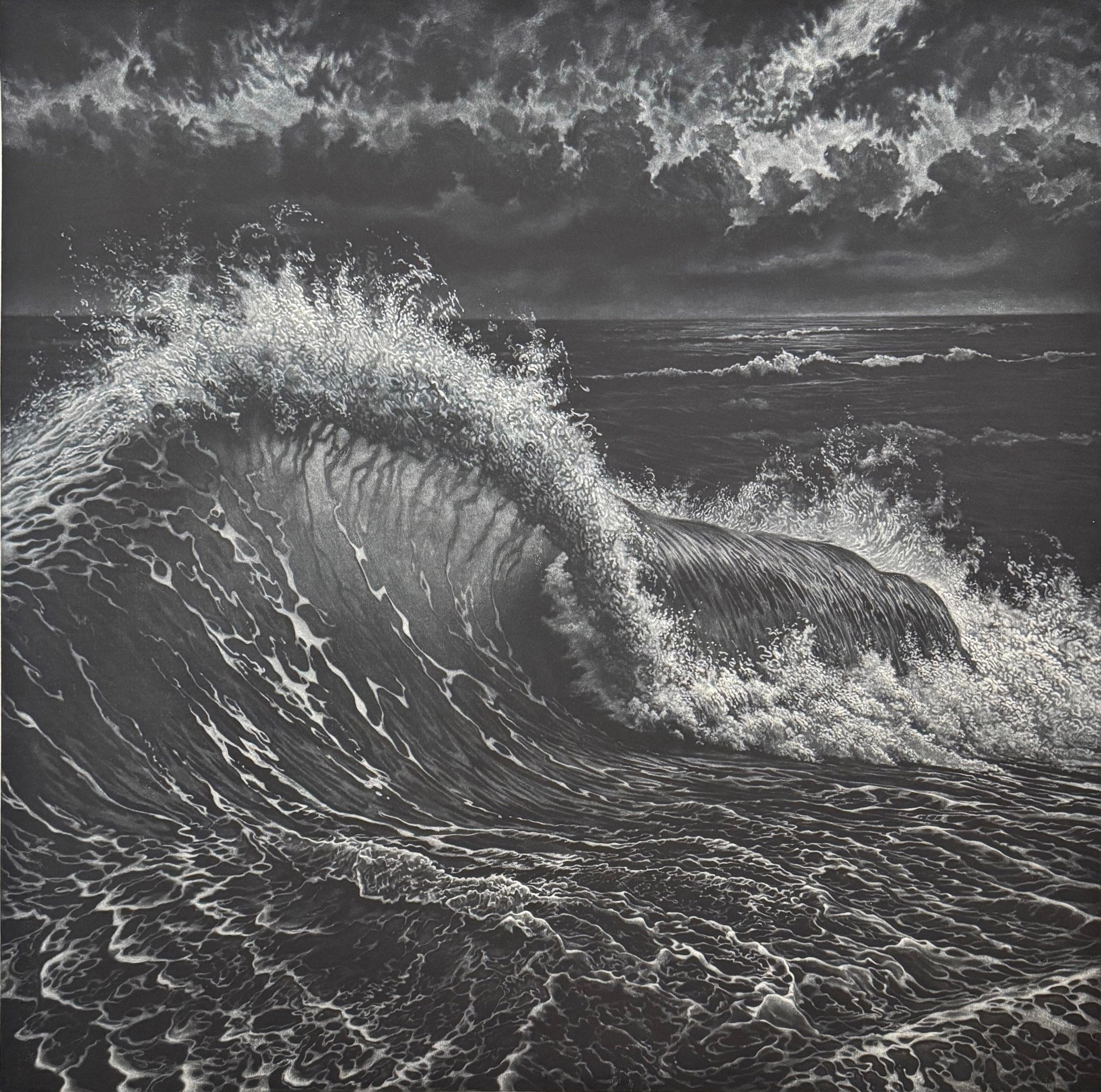 Turbulence (black and white version), by Art Werger