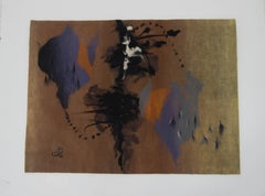 Tapisserie d'art en laine Miroir de Svejdova, Tchécoslovaquie, 1984