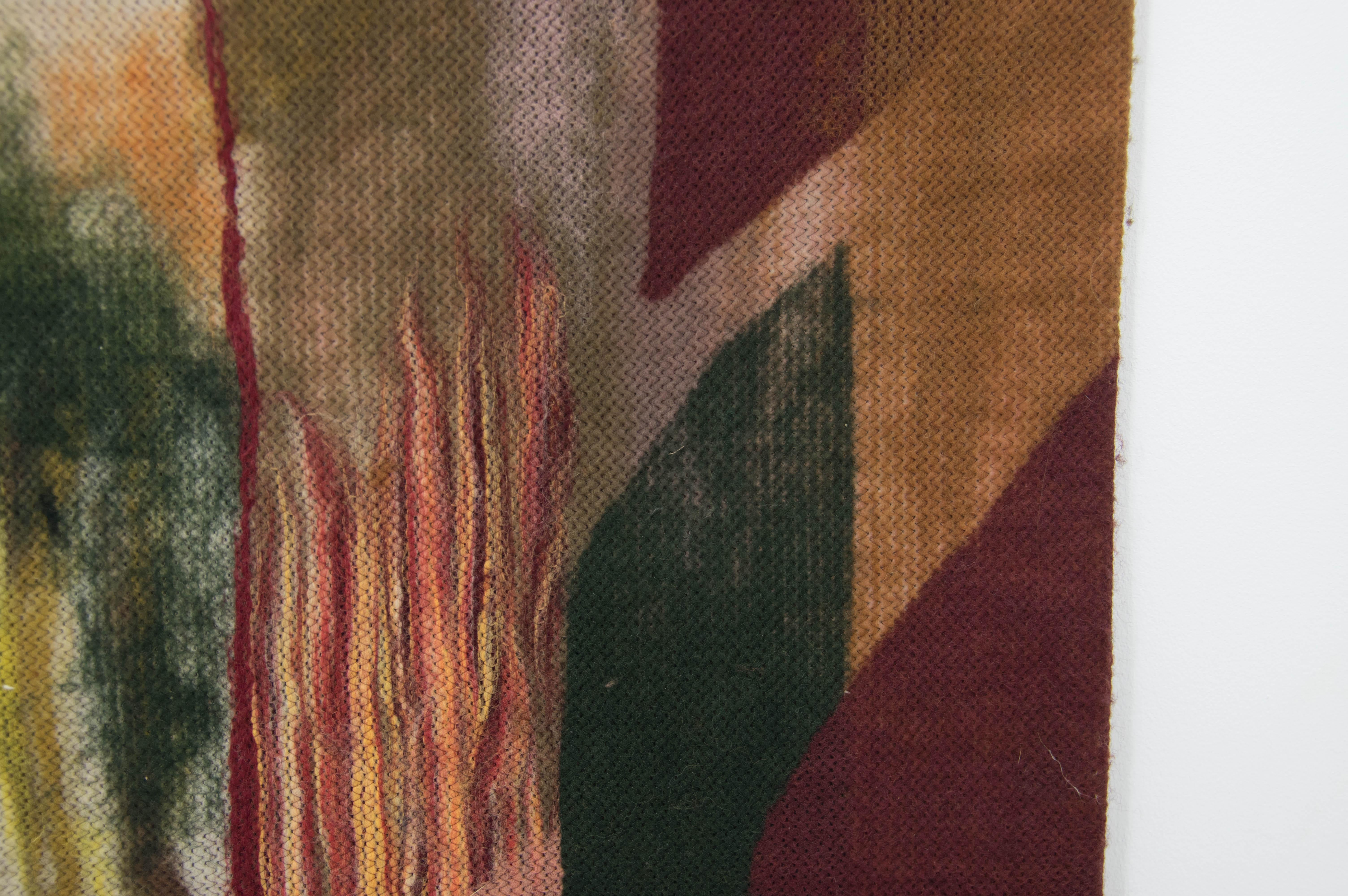 Late 20th Century Art Wool Tapestry 