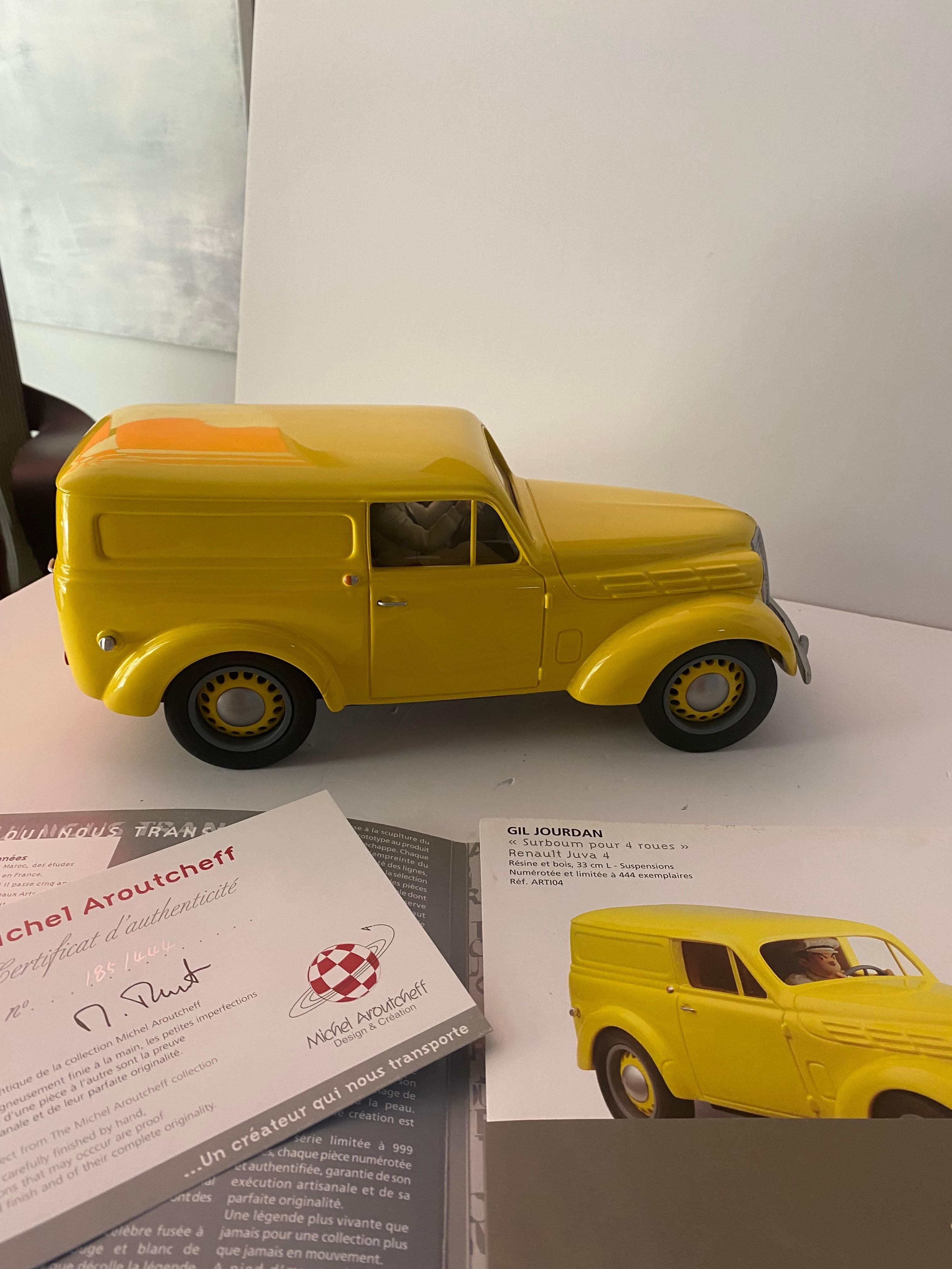 ART104 Gil Jourdan  Renault Juva 4 después de Maurice Tillieux en venta 6