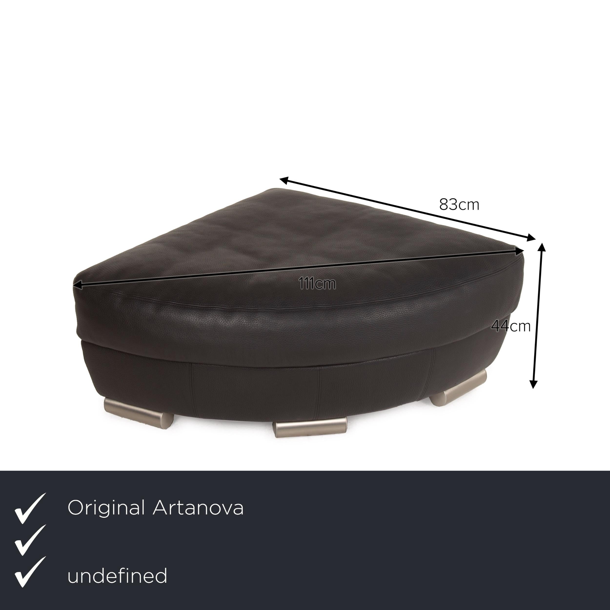 black couch with ottoman