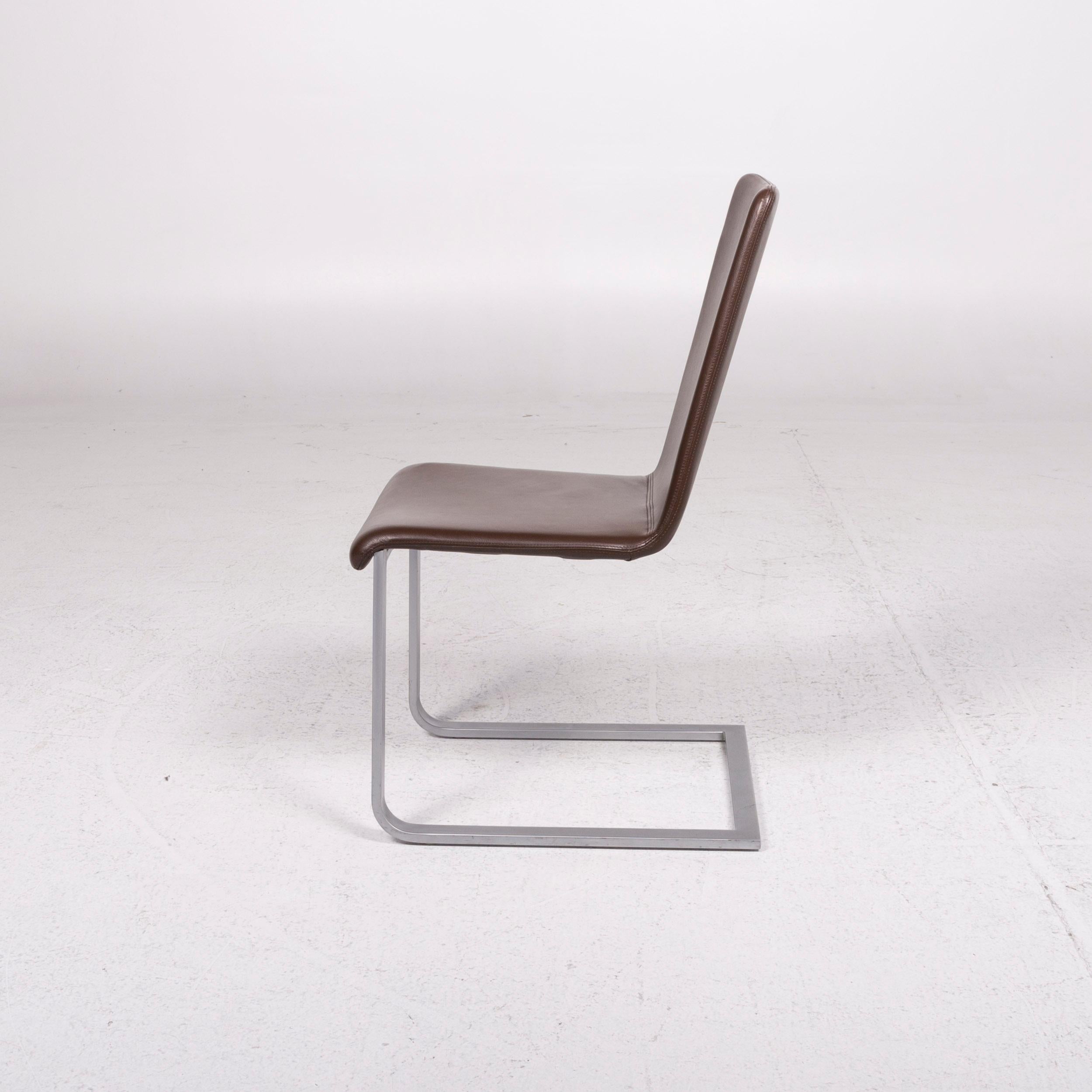 Artanova Uranos Leather Chair Brown Armchair 2