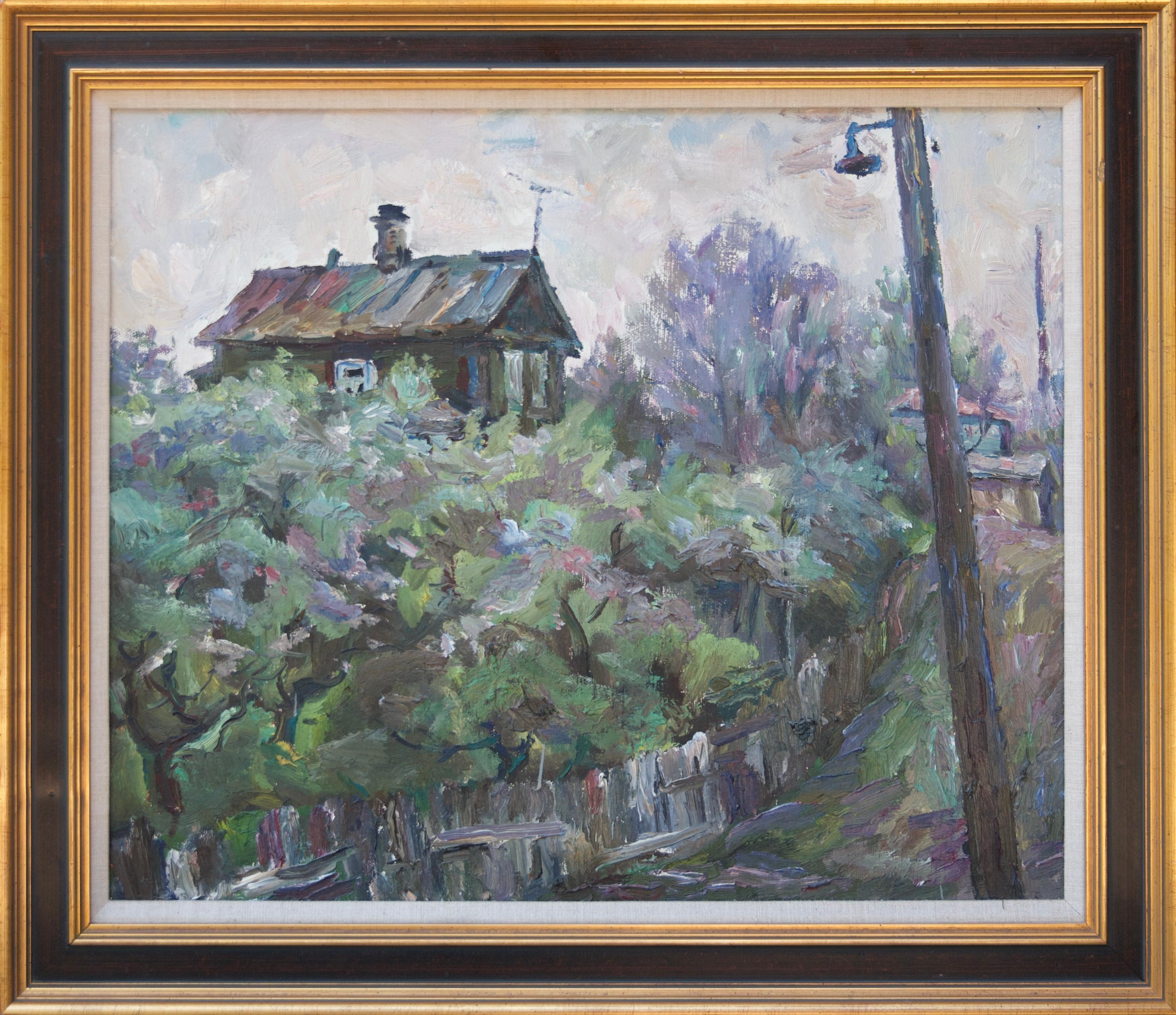 Fish Town, Spring Time - Painting by Artashes Saakovitch Abraamyan