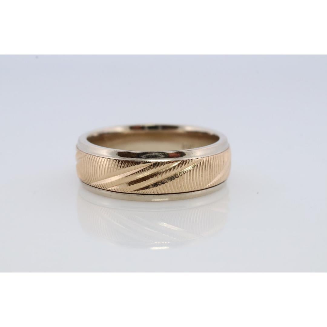 art carved wedding bands 1970s