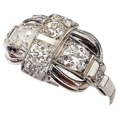 Art Deco Diamant Gold Ring
