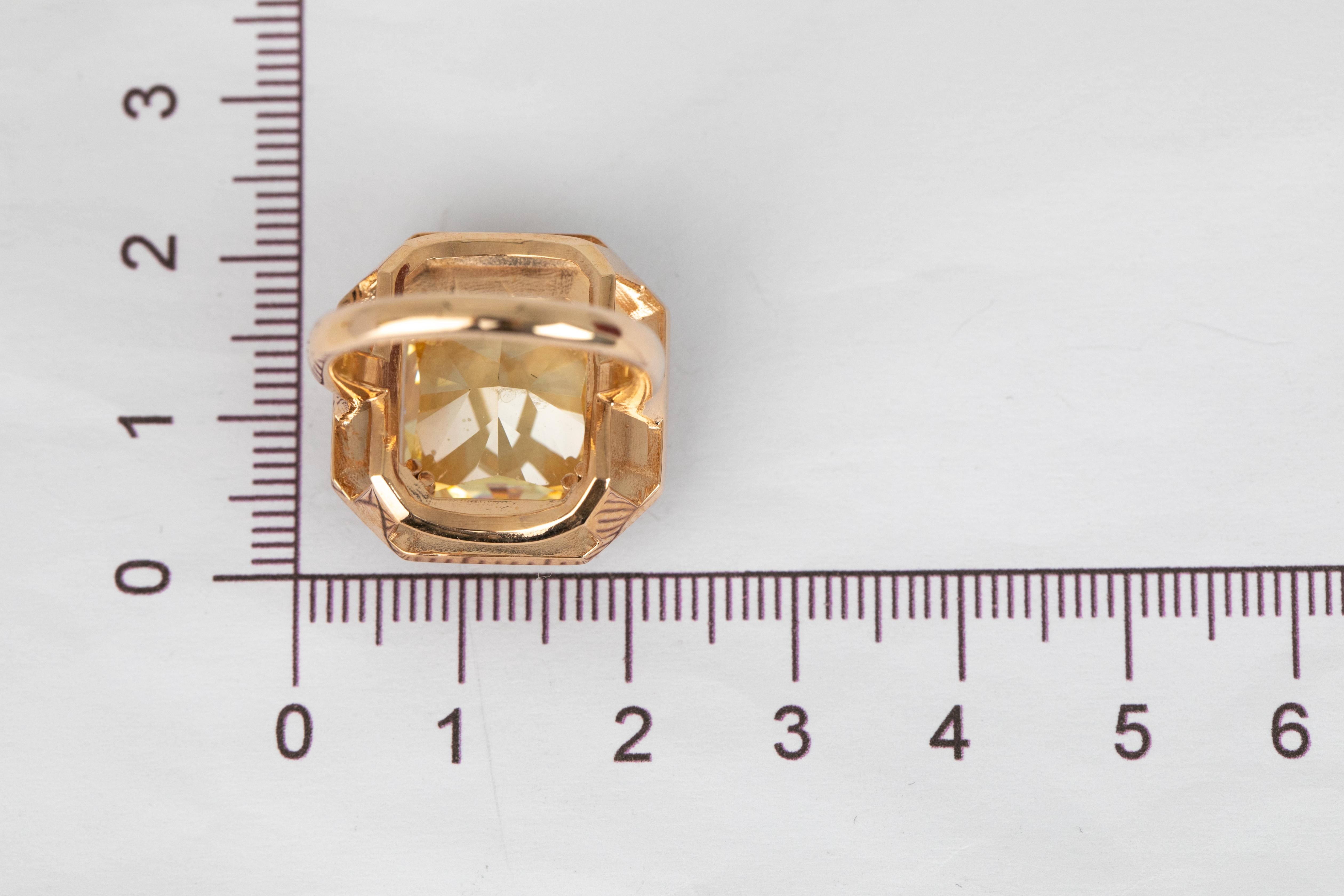 Artdeco Gold Ring, 14k Gold Artdeco Diamond Ring, Artdeco Black Enameled Topaz C For Sale 1