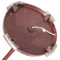 Antorcha Art Decó de la Edad de las Máquinas  Lámpara de pie de Rohde para Mutual Sunset Lamp Co.