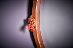 Art déco-Keramik aus massivem Kupfer mit originalem Hängekabel, Frankreich - 1920er Jahre