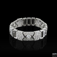 36ct Solid Platinum Bracelet Art Deco Vintage Unique