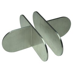 Arte Coffee Table - 2023, Glass and Stainless Steel - by Zanini de Zanine