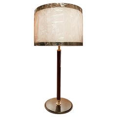 Arte Flash "Ludovica" Leather Wrapped Table Lamp