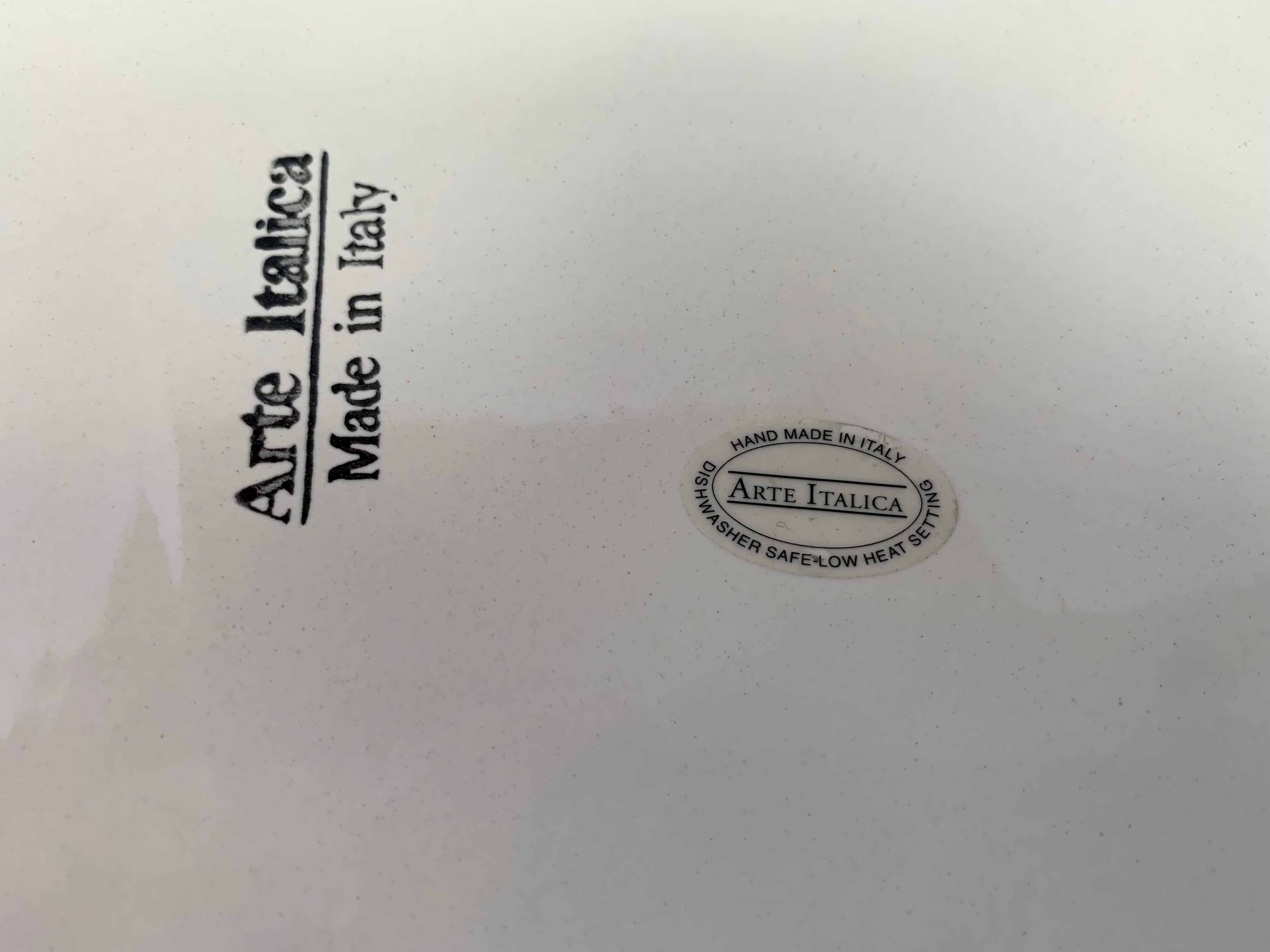 Arte Italica Made in Italy Large Platter with Silver Handles Serveware 8