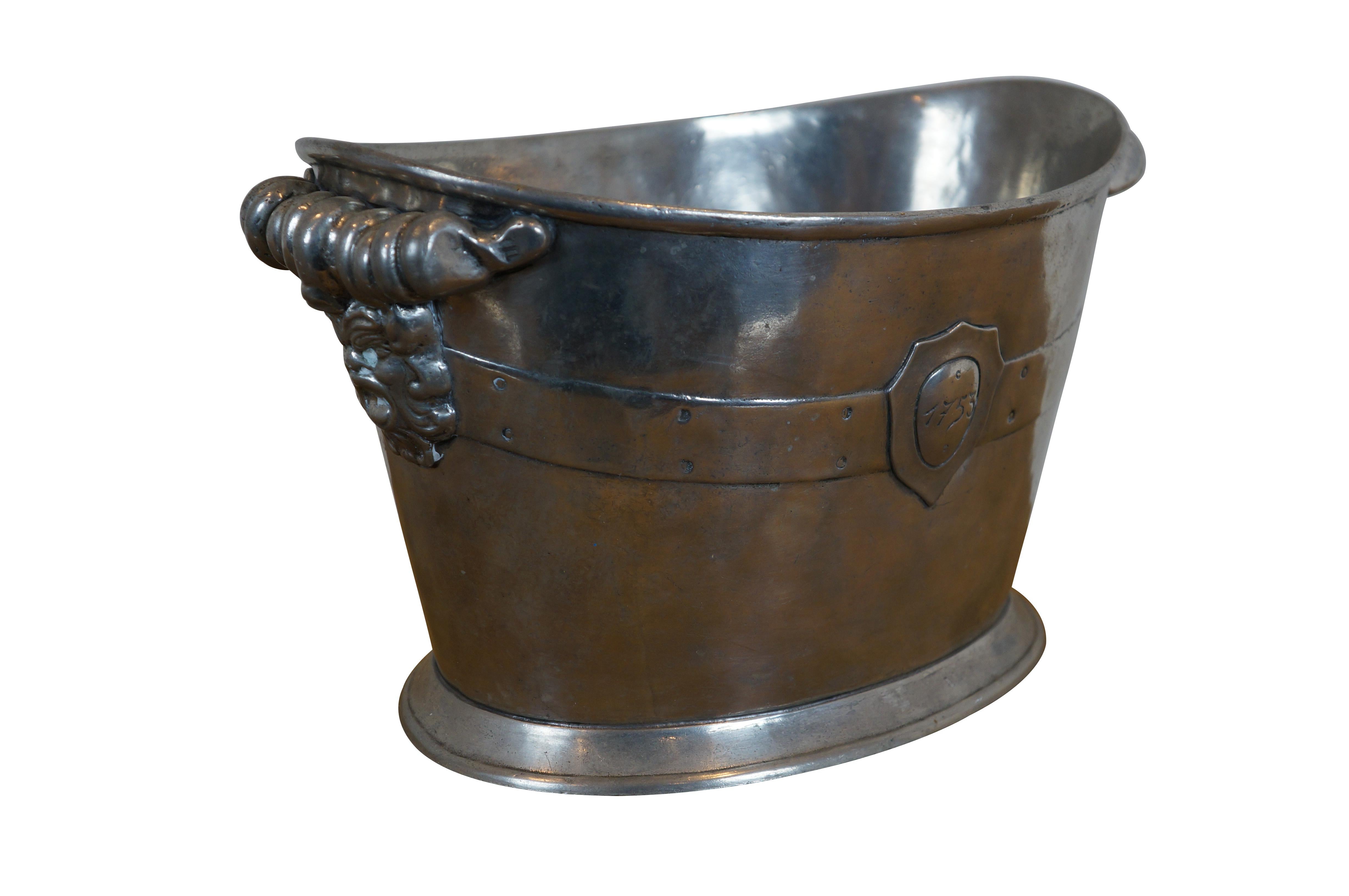 Moderno Arte Italica Pewter Bacchus Dionysus Ice Bucket Wine Champagne Chiller 15