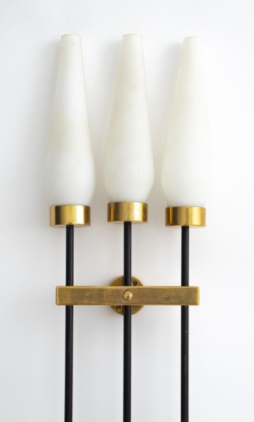 Arte Moderne Lámpara de 3 luces estilo Tommi Parzinger Moderno en venta